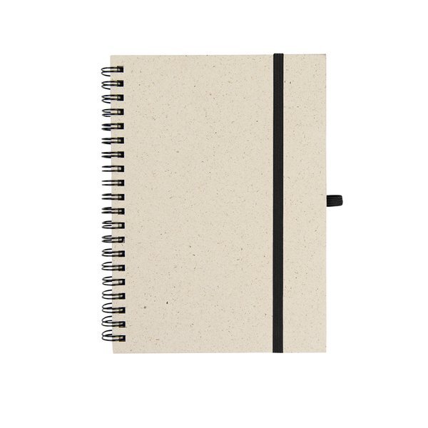 Natural Paper Spiral Notebook, 5" x 7"