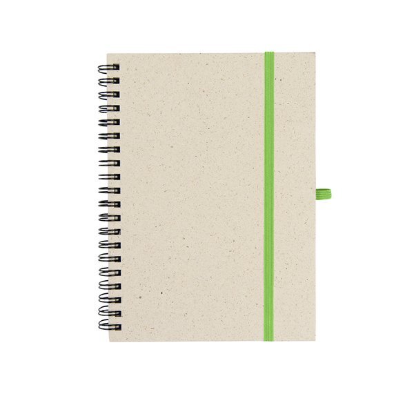 Natural Paper Spiral Notebook, 5" x 7"