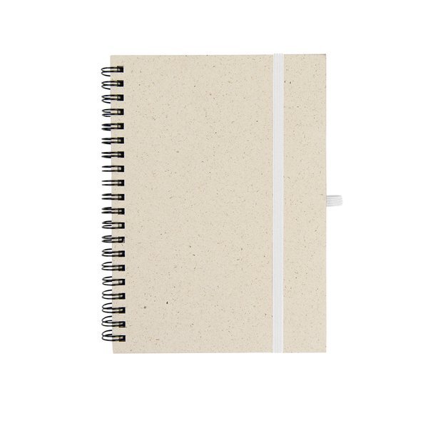 Natural Paper Spiral Notebook, 5" x 7"
