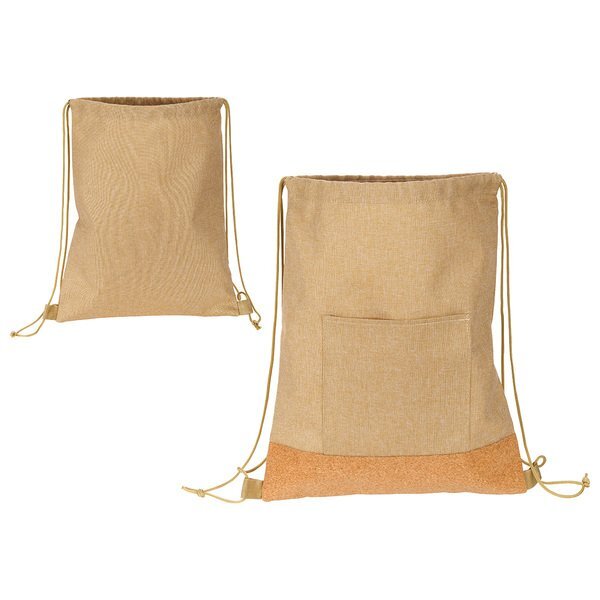 Carina rPET & Cork Drawstring Backpack
