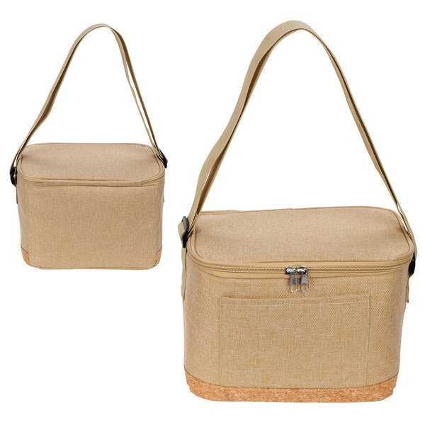 Carina rPET & Cork 6 Can Insulated Cooler Bag