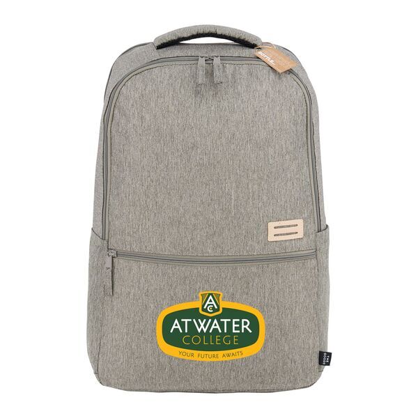 The Goods™ Recycled Polyester 17" Laptop Backpack