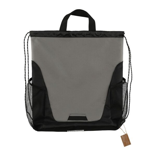 Rainier Recycled Polyester Drawstring Bag