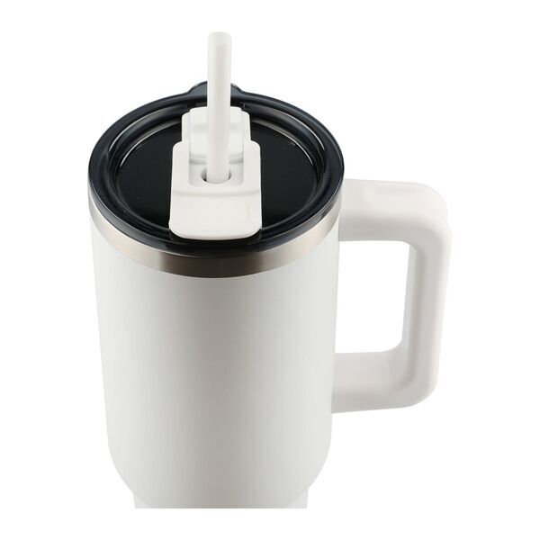 Pinnacle Vacuum Insulated Eco-Friendly Travel Tumbler w/ Straw, 40oz.