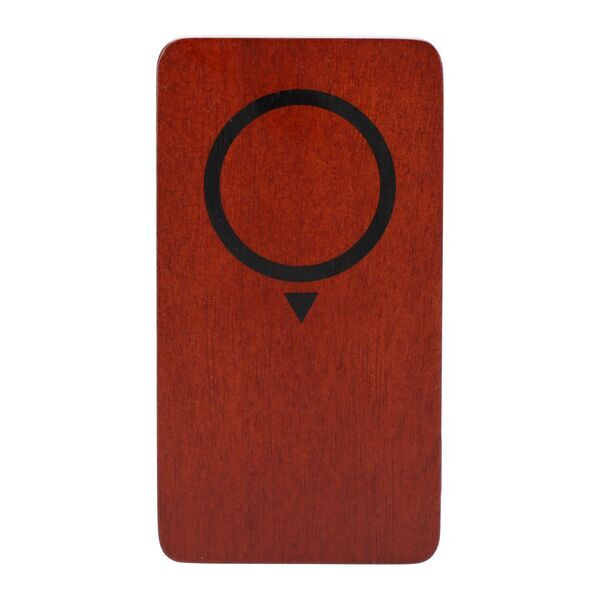FSC® 100% Wood MagClick™ Fast Wireless Power Bank, 5000mAh