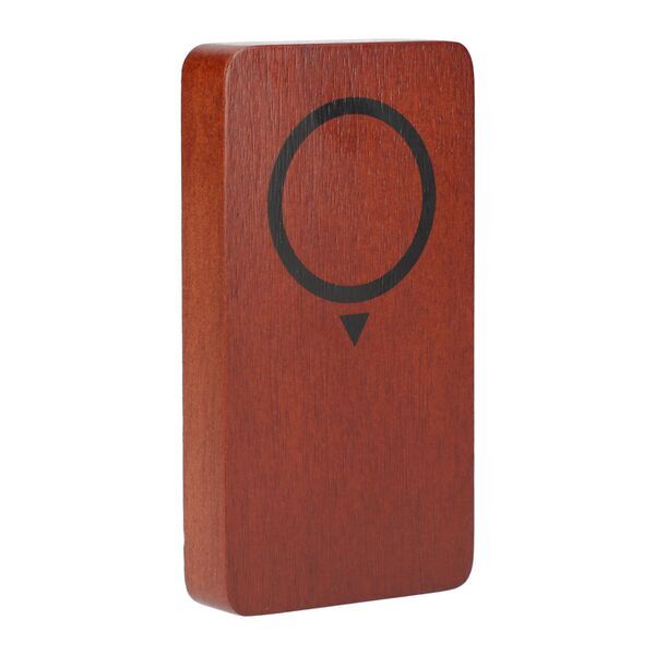 FSC® 100% Wood MagClick™ Fast Wireless Power Bank, 5000mAh