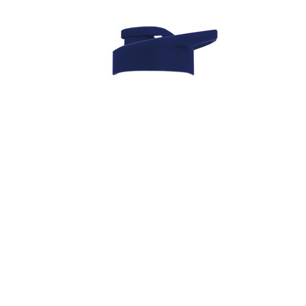 Trainer Transparent Water Bottle w/ Drink-Thru Lid, 24oz.