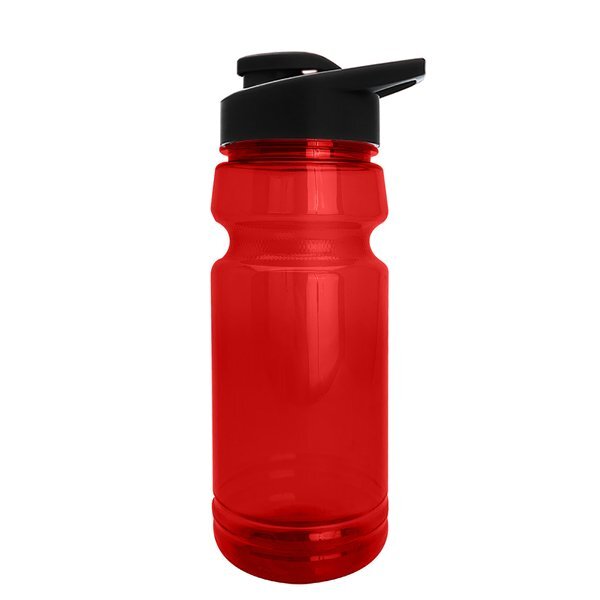 Backer UpCycle RPET Bottle w/ Drink-Thru Lid, 24oz.