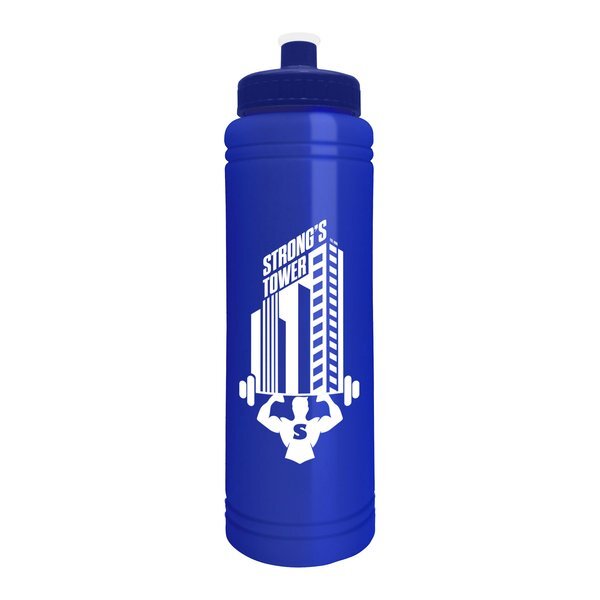 Slim Line Water Bottle w/ Push-Pull Lid, 25oz.