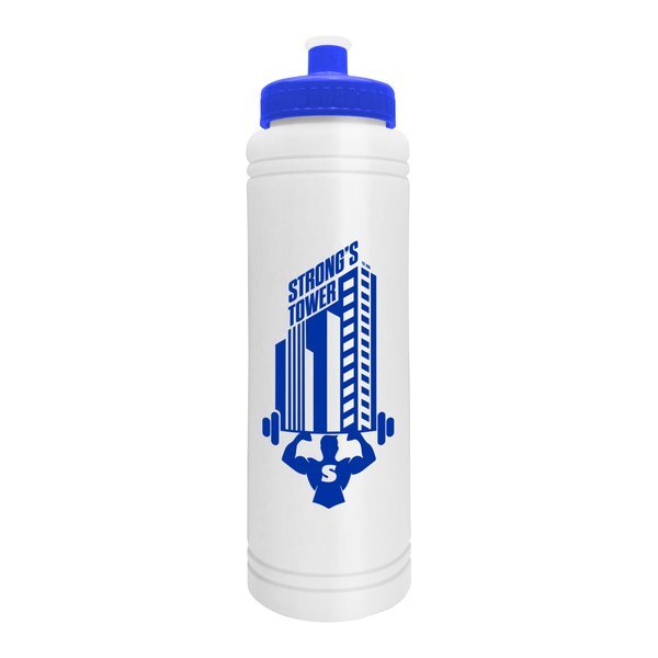 Slim Line Water Bottle w/ Push-Pull Lid, 25oz.