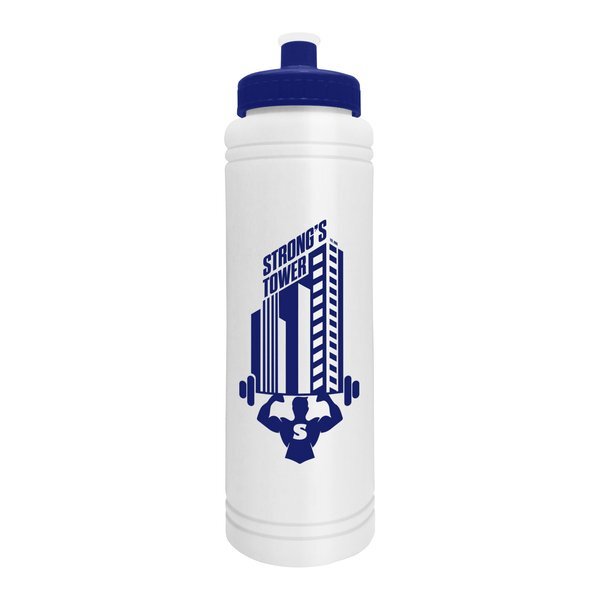 Slim Line Water Bottle w/ Push-Pull Lid, 25oz.