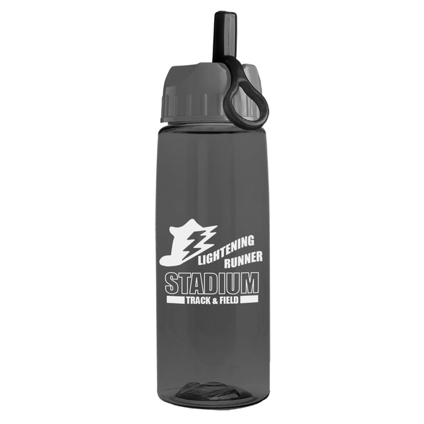 Flair Bottle w/ Ring Straw Lid, 26oz.