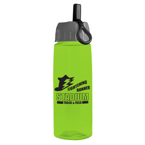 Flair Bottle w/ Ring Straw Lid, 26oz.