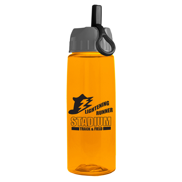 Flair Bottle w/ Ring Straw Lid, 26oz.