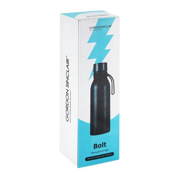 Bolt bottle with UV light, 20oz.