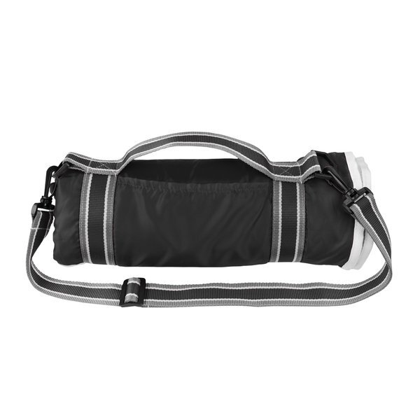 Riverside Roll-Up Fleece Blanket w/ Carrying Handle, 48" x 57"