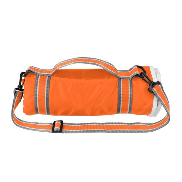 Riverside Roll-Up Fleece Blanket w/ Carrying Handle, 48" x 57"