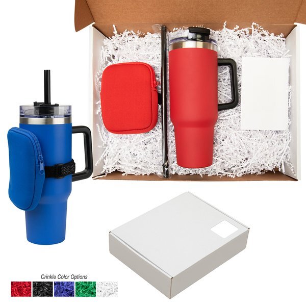 Intrepid Traveler Tumbler & Pouch Set