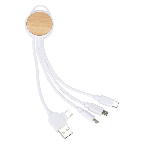 Bamboo 3-in-1 6" Charging Cable