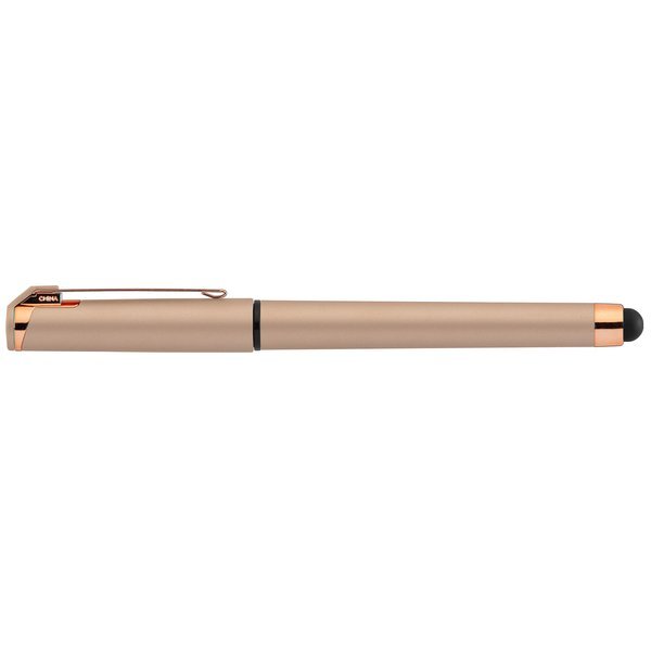 Islander Softy Rose Gold Metallic Designer Gel Pen w/ Stylus, Full Color