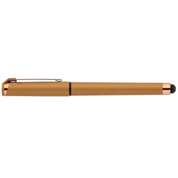 Islander Softy Rose Gold Metallic Designer Gel Pen w/ Stylus, Full Color
