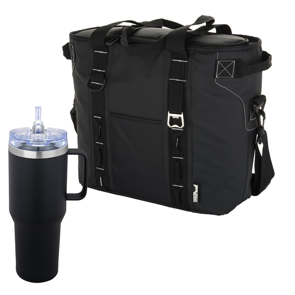 Urban Peak® 24 Can Hinge Cooler & Vacuum Insulated Mug Gift Set