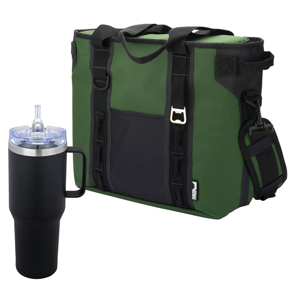 Urban Peak® 24 Can Hinge Cooler & Vacuum Insulated Mug Gift Set