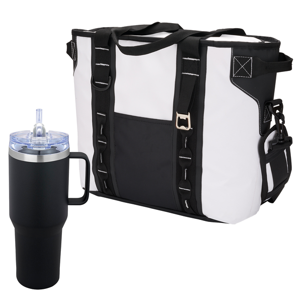 Urban Peak® 24 Can Hinge Cooler & Vacuum Insulated Mug Gift Set