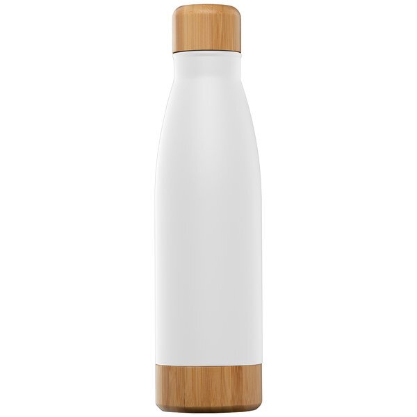 Ibiza Bamboo Double-Wall Stainless Bottle, 22oz.