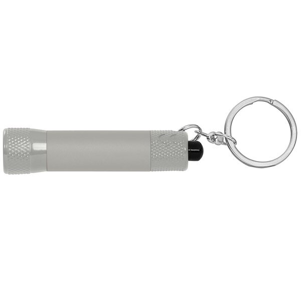 Chroma Softy Monochrome Metallic LED Flashlight with Keyring Full Color
