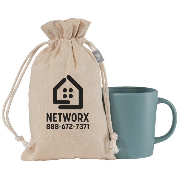 Small Gift Bag Recycled Cotton Blend, 4oz.