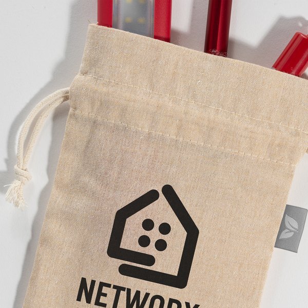 Small Gift Bag Recycled Cotton Blend, 4oz.