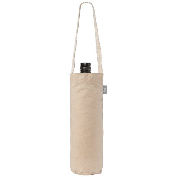 Single-Bottle Wine Tote Bag  Recycled Cotton Blend, 6oz.