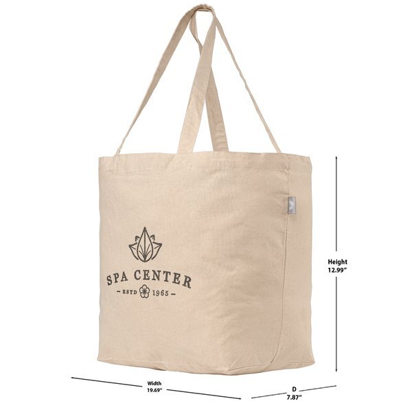 Budget Shopper Tote Recycled Cotton Blend, 5oz.