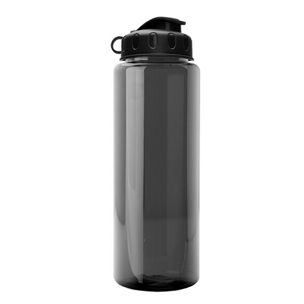 Guzzler Transparent Sport Bottle, 32oz. - Flip Top Lid