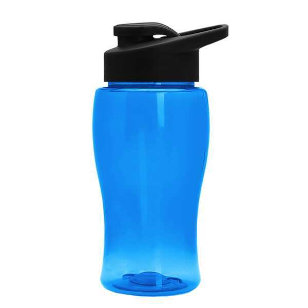 Mini Transparent Sports Bottle, 18oz. - Drink Thru Lid