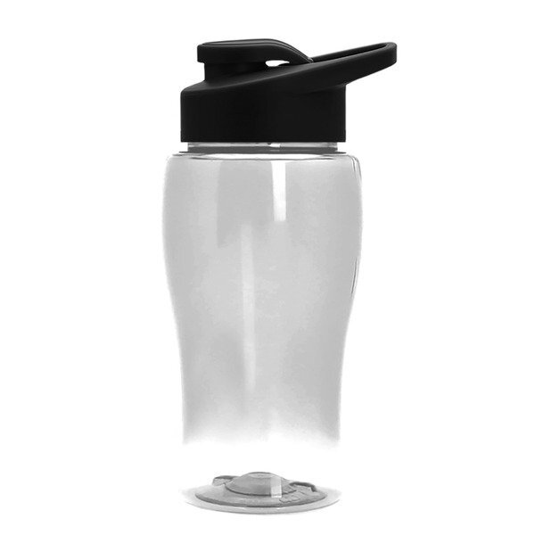 Mini Transparent Sports Bottle, 18oz. - Drink Thru Lid