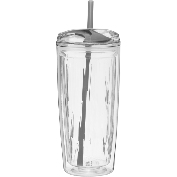 Geo Double Wall Acrylic Tumbler, 16 oz.