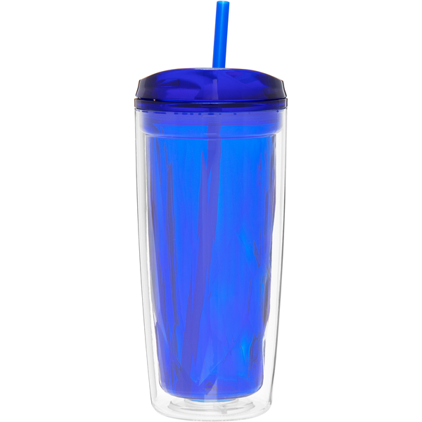 Geo Double Wall Acrylic Tumbler, 16 oz.