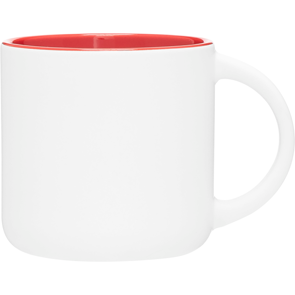 Minolo Ceramic Mug, 14oz. - White