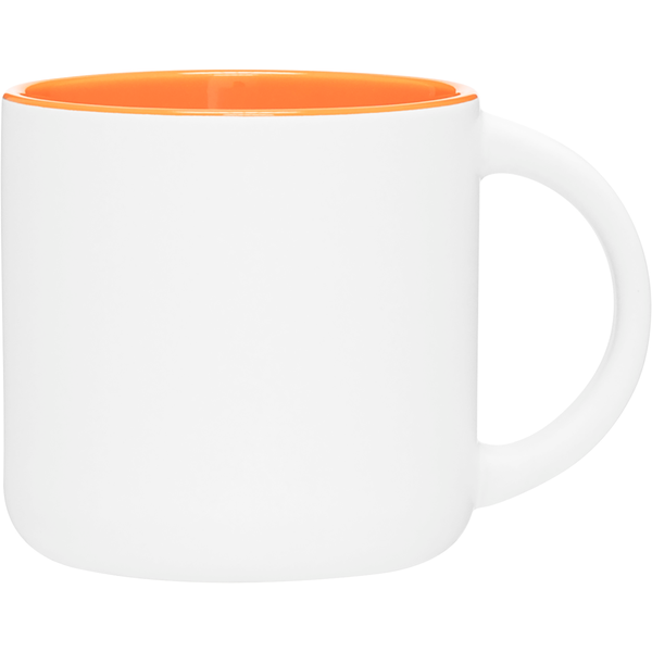 Minolo Ceramic Mug, 14oz. - White