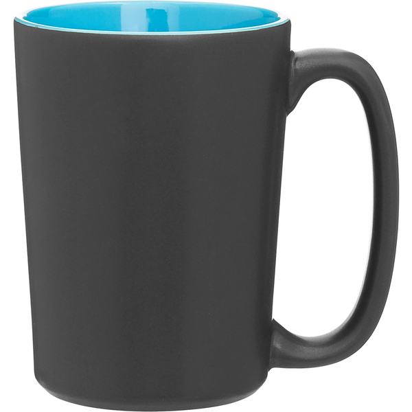 Rocca Black Stoneware Mug, 12oz. - Black