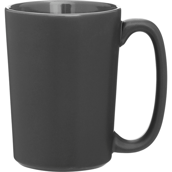 Rocca Black Stoneware Mug, 12oz. - Black