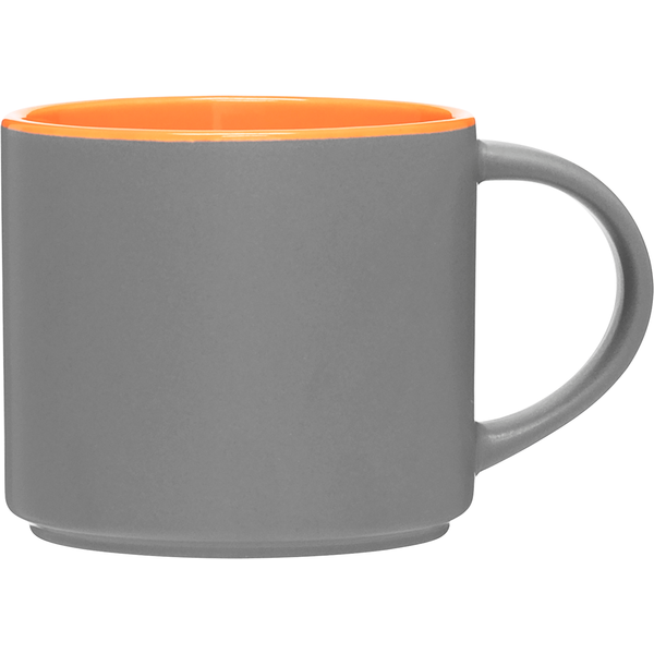 Monaco Gray Stoneware Mug, 16oz.