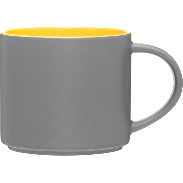 Monaco Gray Stoneware Mug, 16oz.