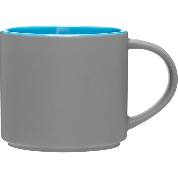 Monaco Gray Stoneware Mug, 16oz.