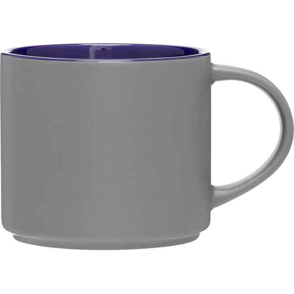 Monaco Gray Stoneware Mug, 16oz.