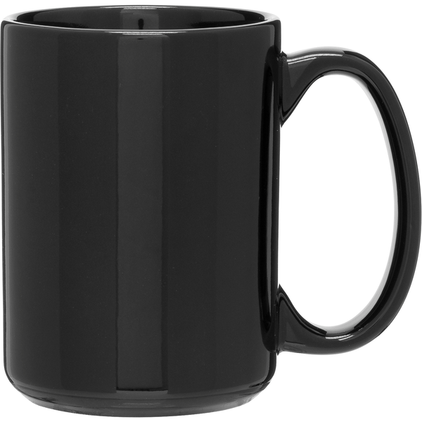 Glossy Grande Ceramic Mug, 15oz.