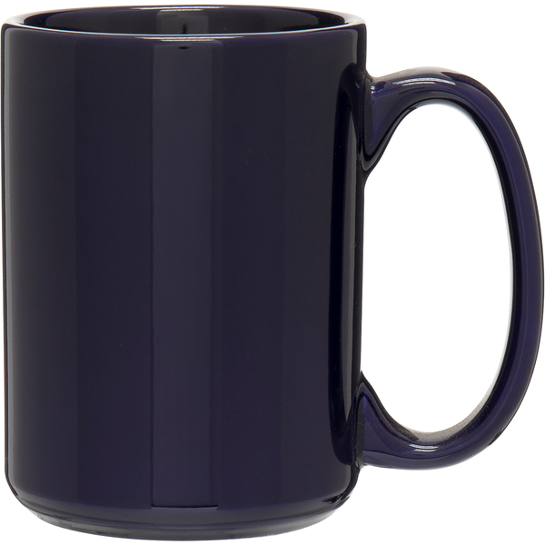 Glossy Grande Ceramic Mug, 15oz.