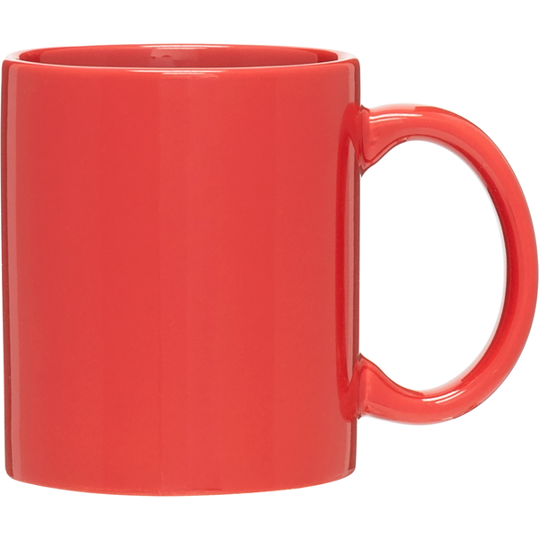 Classic C-Handle Mug, 11oz. - Red & Orange